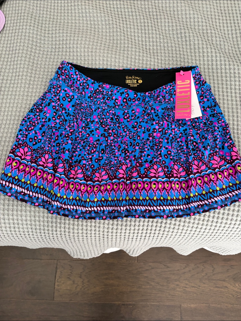 Lilly Pulitzer Blue & Pink Luxletic Skort